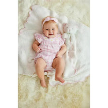 Mud Pie - Baby Girl Smocked Daisy Bubble Image 2