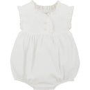 Mud Pie - Baby Girl White Ruffle Bubble Image 1