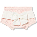 Mud Pie - Baby Girls Diaper Covers Bow, Pink Image 2