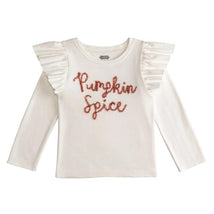 Mud Pie - Baby Ivory Pumpkin Tinsel Tees  Image 1