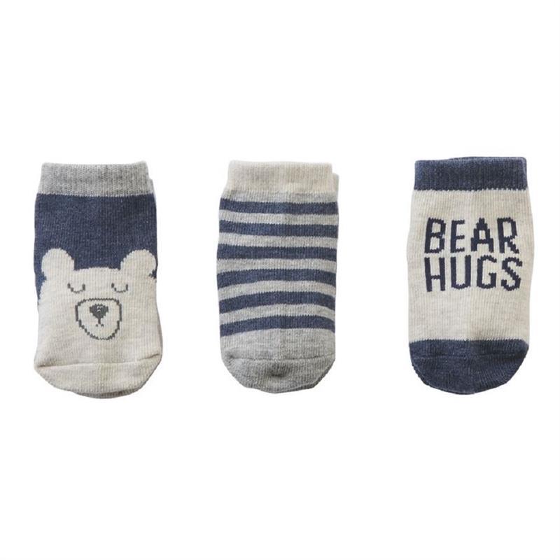 Mud Pie Bear Hugs Infant Socks Set, One Size Fits All Image 1