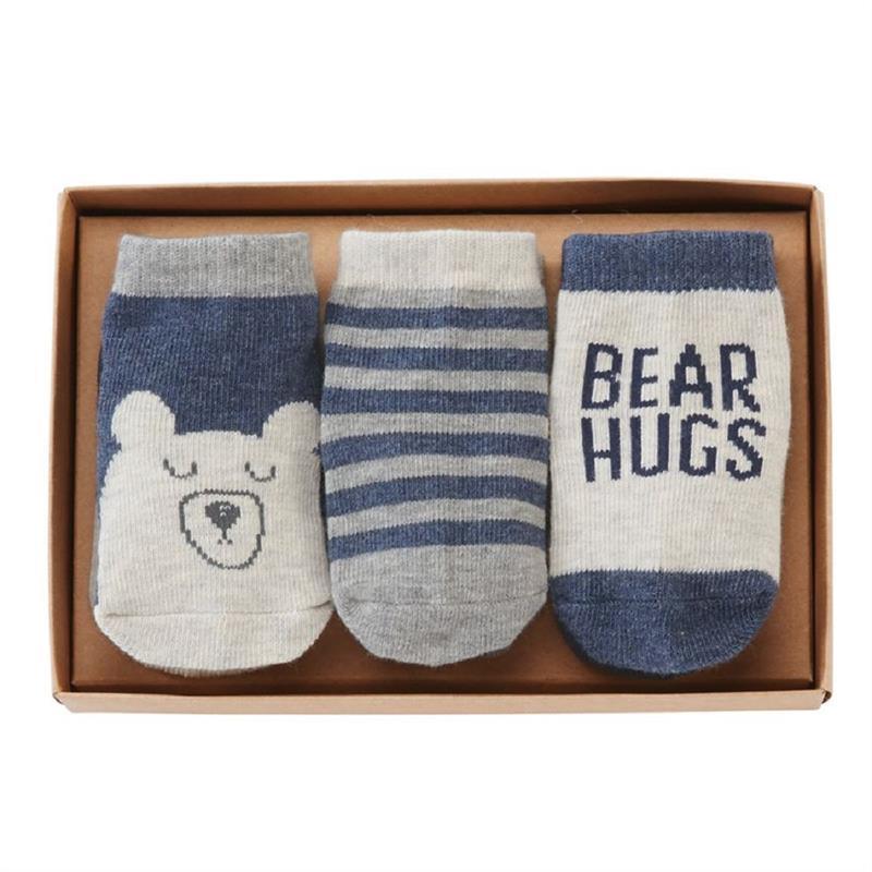 Mud Pie Bear Hugs Infant Socks Set, One Size Fits All Image 2