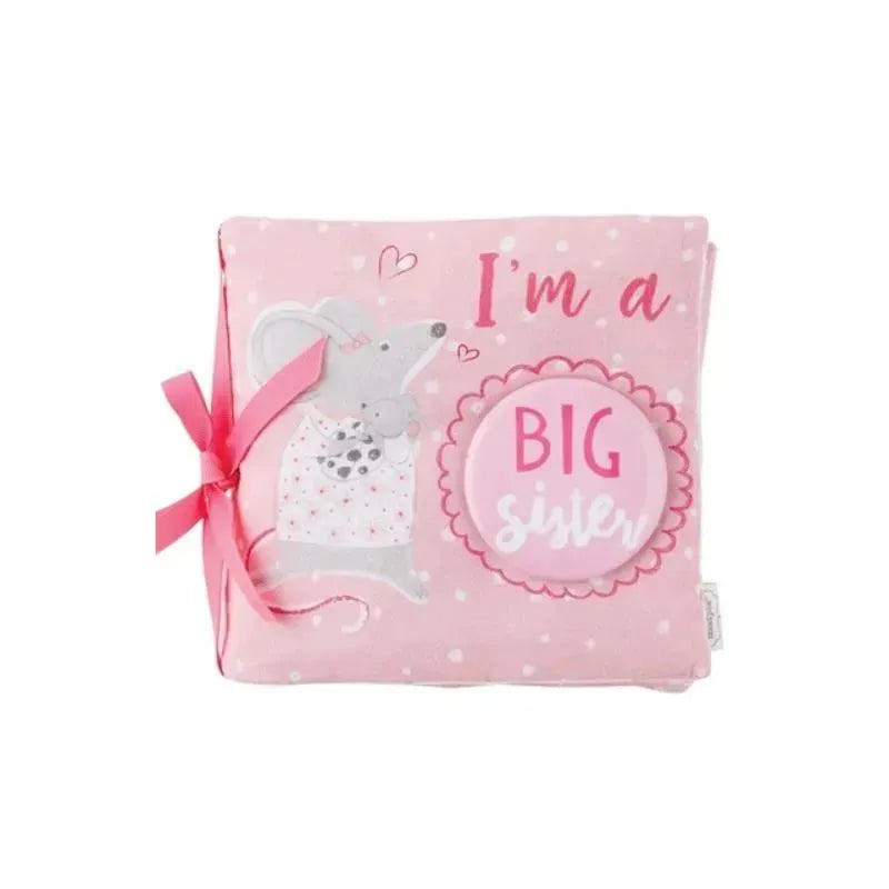 Mud Pie Big Sister Book & Pin Set Pink Image 1