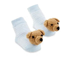 Mud Pie - Blue Dog Rattle Toe Socks 0-12M Image 1