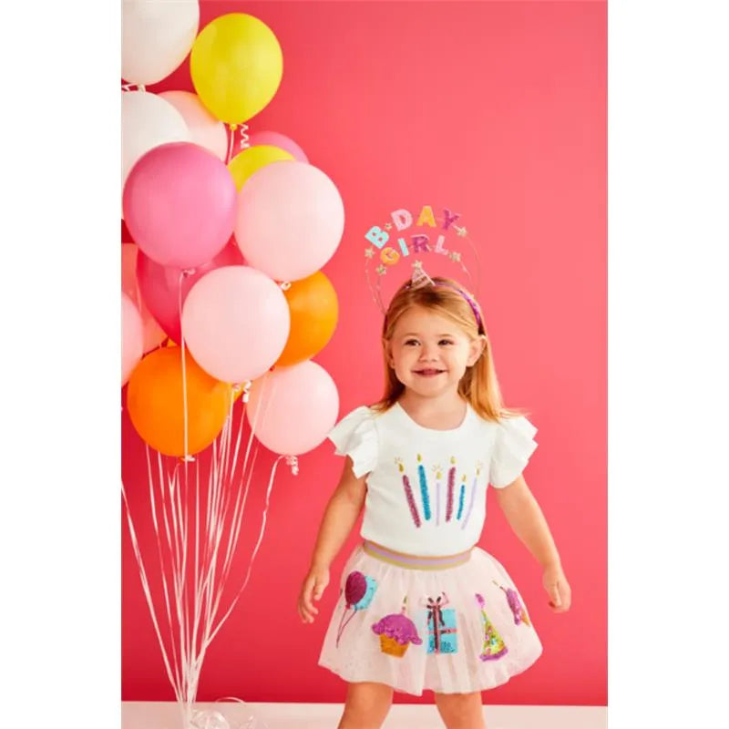Mud Pie - Candles Girl Birthday Tees Image 3