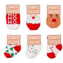Mud Pie - Christmas Chenille Socks, Polk Dots Image 2