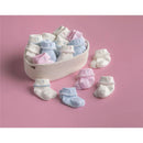 Mud Pie Cross Foldover Sock 0-6M, Pink Cross/White