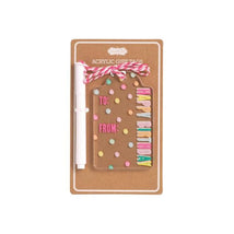 Mud Pie Happy Birthday Acrylic Birthday Tag Sets Image 1