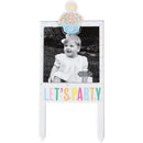 Mud Pie Lets Party Frame Cake Topper Image 1