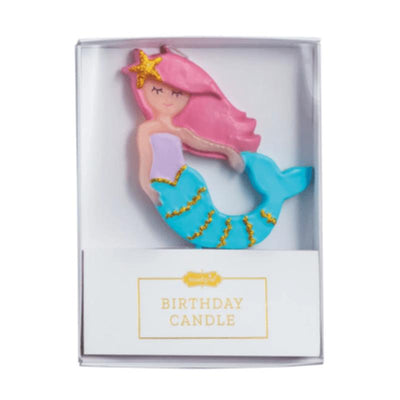 Mud Pie Mermaid Figural Birthday Candle Image 1