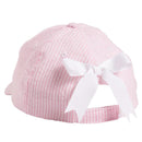 Mud Pie Pink Bow Embroidered Hat Image 2