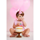 Mud Pie - Pink Gingham Cake Smash Set Image 2