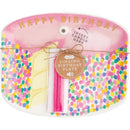 Mud Pie Pink Musical Birthday Cake Plate Set Image 1