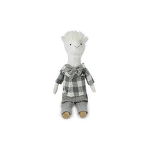 Mud Pie - Plaid Shirt Llama Doll Image 1