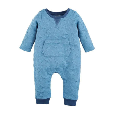 Mud Pie - Quilted Dino One-Piece Image 1