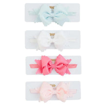 Mud Pie - Scallop Bow Headbands White Image 2