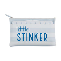 Mud Pie - Silicone Wipe Bags, Blue Little Stinker Image 1
