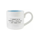 Mud Pie Symptoms Mom Sentiment Mug Image 1