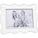Mud Pie White Enamel Cross 4x6 Picture Frame