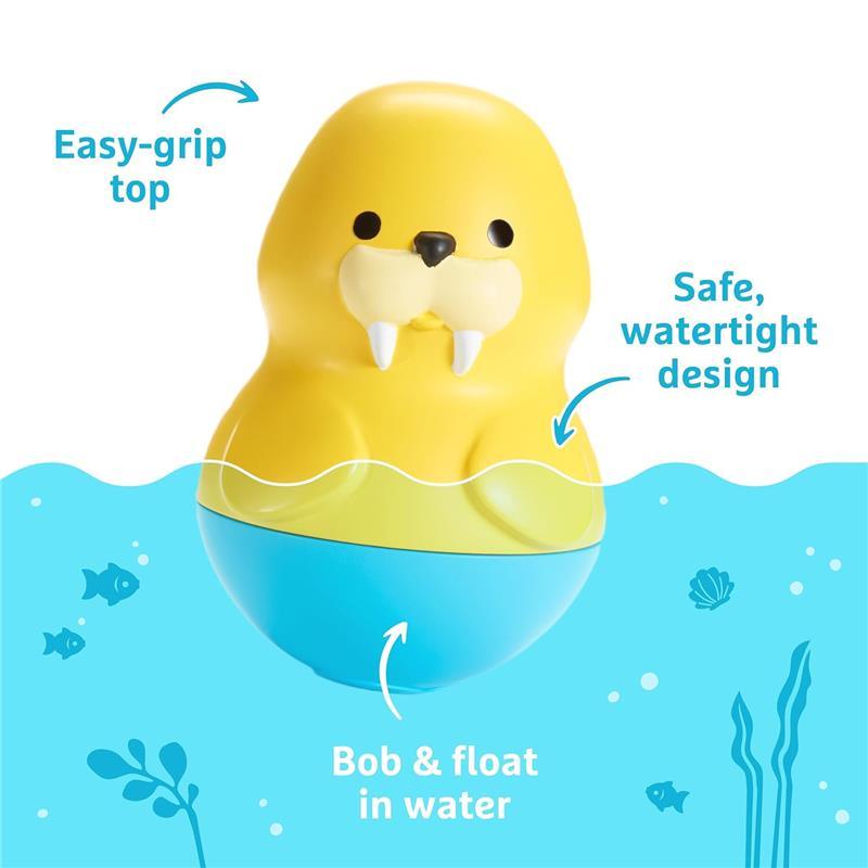 Munchkin - Bath Bobbers Mold Free Baby and Toddler Bath Toy, Dolphin/Walrus Image 5