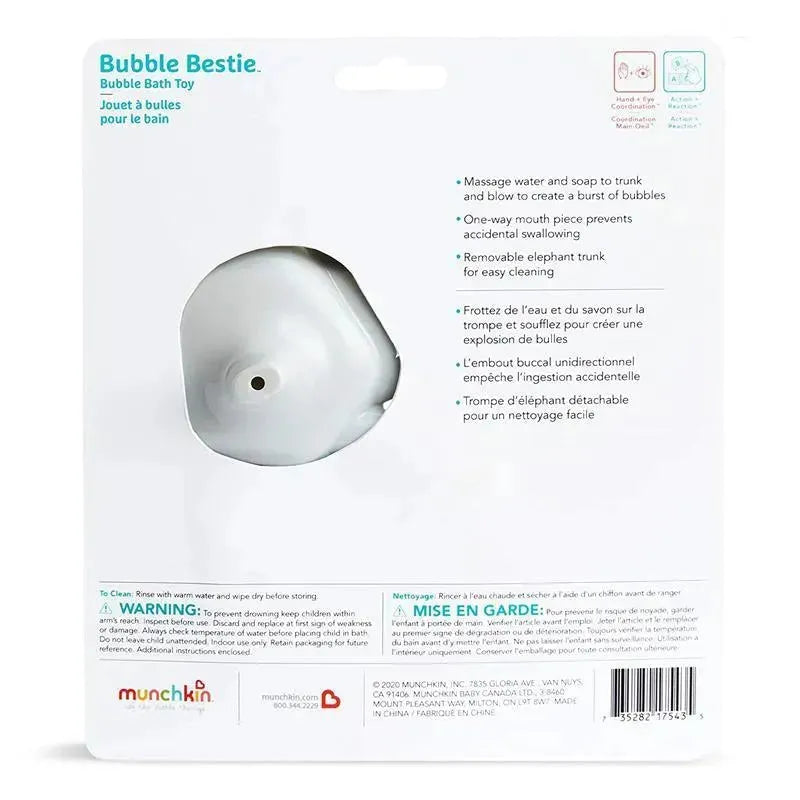 Munchkin Bubble Bestie Bubble Bath Toy, Elephant Bubbler Bath Toy Image 2
