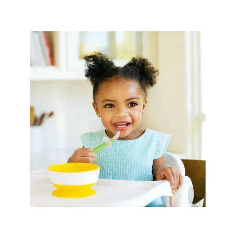 Munchkin Gentle Scoop Silicone Training Spoons, 2-Pack, Assorted Colors (Blue & Green or Pink & Purple) Image 3