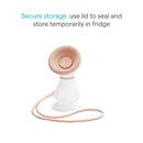 Munchkin Manual Breast Pump for Breastmilk, Clear/Pink Image 3