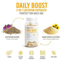 Munchkin - Milkmakers Daily Boost 2-in-1 Lactation Supplements for Breastfeeding Image 2