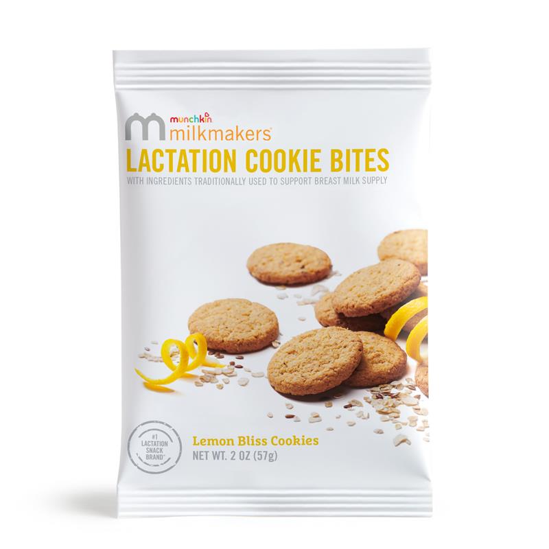 Munchkin - Milkmakers Lactation Cookie Bites, Lemon Bliss, 10 Ct Image 5