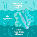 Munchkin - Pop Squish Popping Bath Toy - Mold-Free Squeezable Sensory Baby Fidget Starfish Image 2