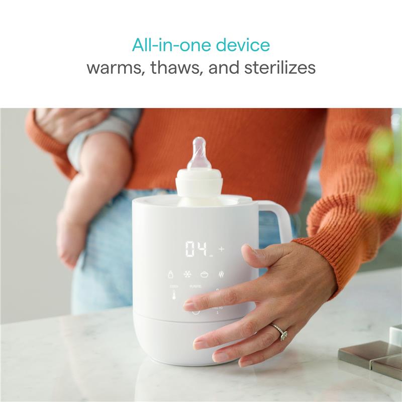Munchkin Precision Baby Bottle Warmer for Breastmilk, White (Plug-in) Image 2