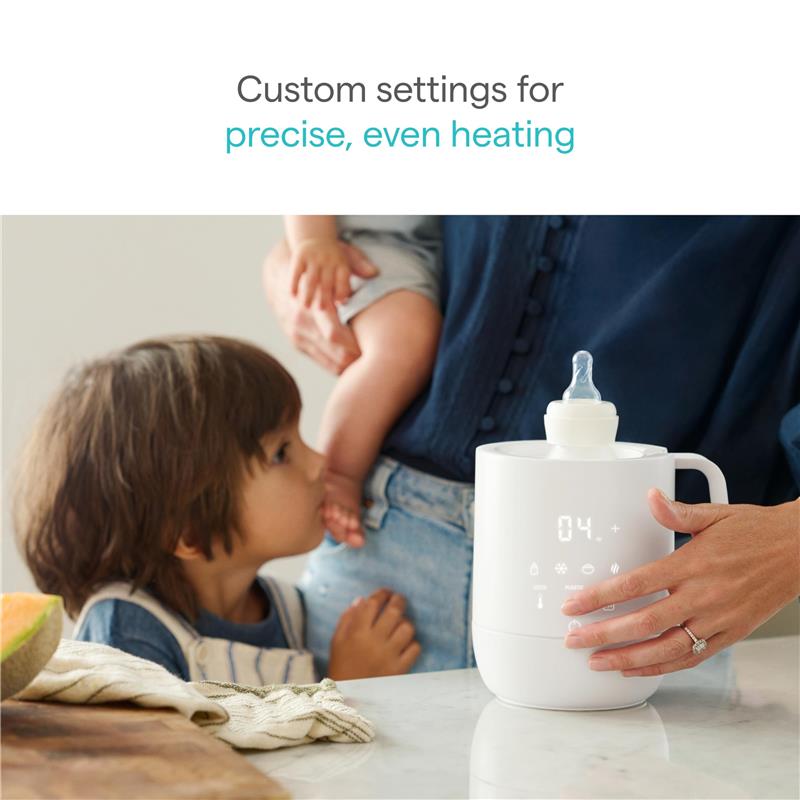 Munchkin Precision Baby Bottle Warmer for Breastmilk, White (Plug-in) Image 3