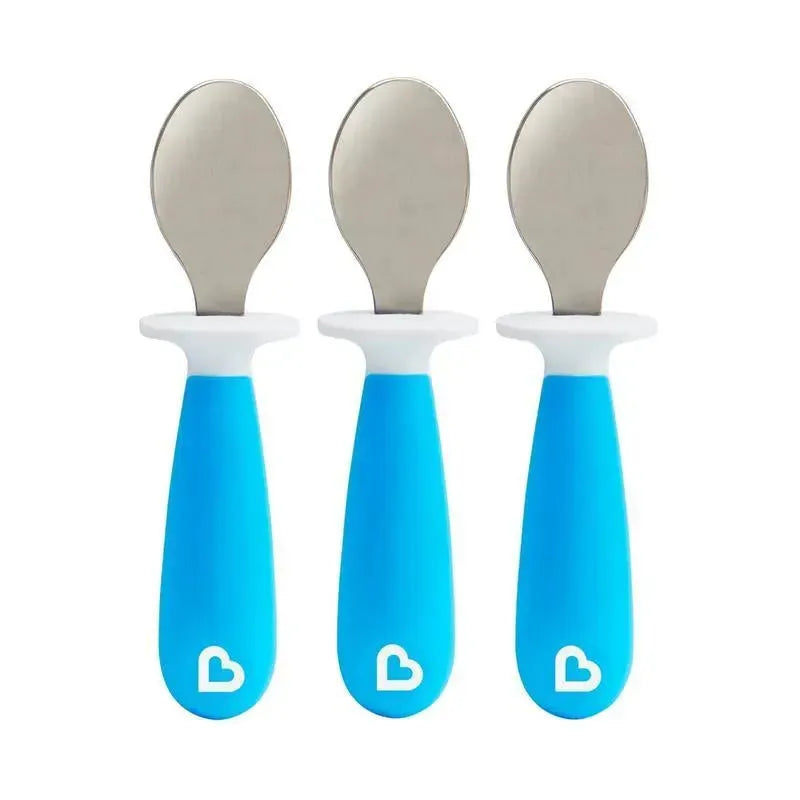 Munchkin - Raise 3Pk Toddler Spoons, Blue Image 1