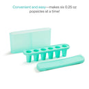Munchkin Silicone Baby Food Freezer Tray with Lid, Mint Image 3