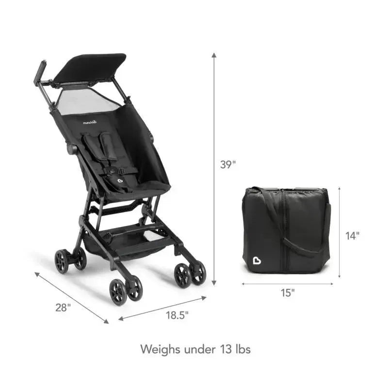 Munchkin Sparrow Ultra Compact Stroller - Black Image 3
