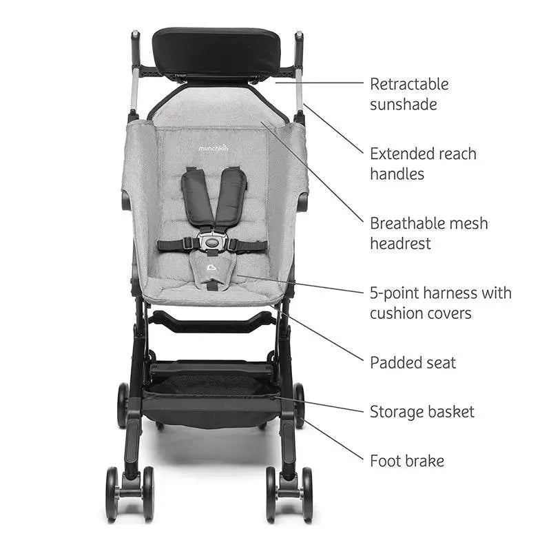 Munchkin - Sparrow Ultra Compact Stroller, Grey Image 3