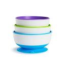 Munchkin Stay Put Suction Bowls, Assorted Colors, 3-Pack Image 2