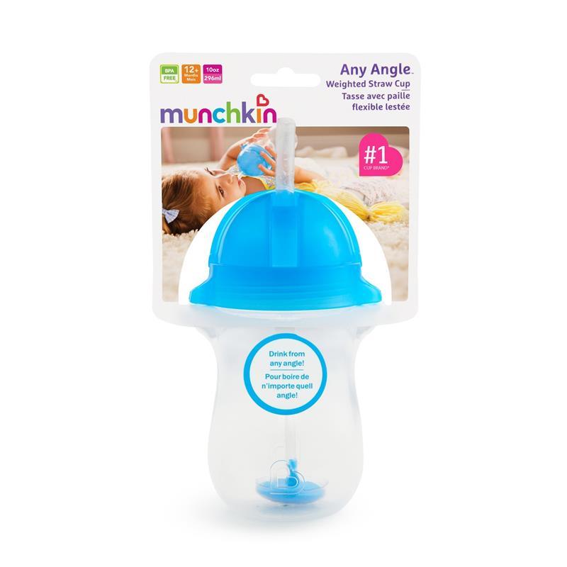 Munchkin Weighted Straw Cup - 10Oz/Blue Image 7
