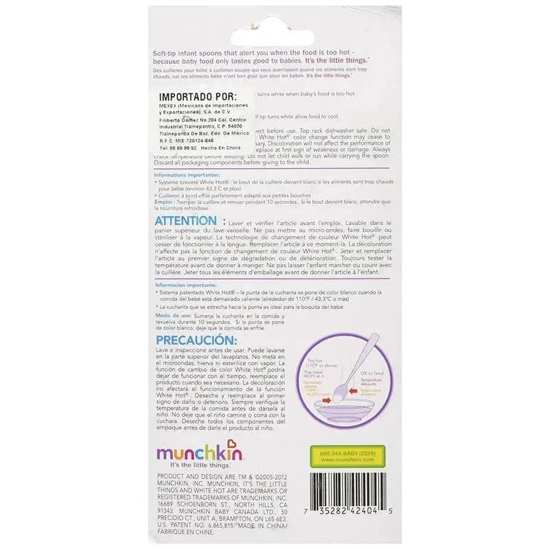 Munchkin White Hot Safety Spoons, 4-Pack Image 4