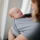 Mushie 100% Organic Cotton Baby Wrap Carrier - Tradewinds Image 4