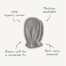 Mushie - 2Pk Baby Bath Mitt, Baby Blue Image 8