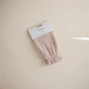 Mushie Organic Cotton Bath Mitts 2-Pack - Blush Image 2