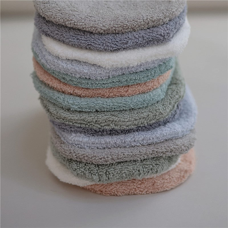 Mushie Organic Cotton Bath Mitts 2-Pack - Blush Image 6