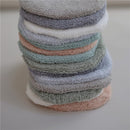 Mushie Organic Cotton Bath Mitts 2-Pack - Blush Image 6