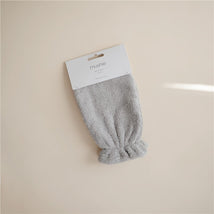 Mushie Organic Cotton Bath Mitts 2-Pack - Gray Image 2