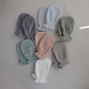 Mushie Organic Cotton Bath Mitts 2-Pack - Gray Image 6