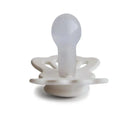 Mushie - 2Pk Lucky Symmetrical Silicone Pacifier, Silky Satin/Cream, 6/18M Image 3