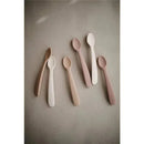 Mushie - 2Pk Silicone Feeding Spoons, Stone/Cloudy Mauve Image 4