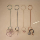 Mushie - Adjustable Silicone Strap 2-Pack, Blush/Shifiting Sand Image 6