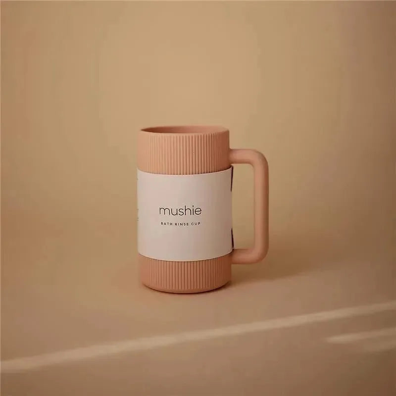 Mushie - Baby Bath Rinse Cup, Blush Image 2